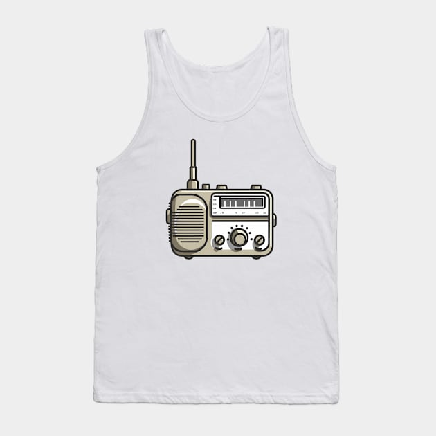 A CB radio Tank Top by design/you/love